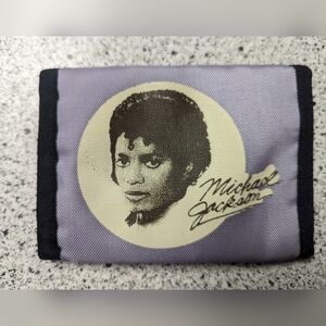 Vintage Michael Jackson Velcro Wallet